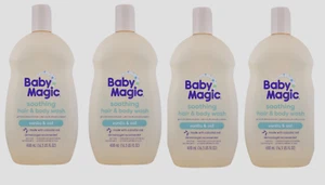 Baby Magic Soothing Hair & Body Wash, Vanilla & Oat, Hypoallergenic,16.5oz 4pack - Picture 1 of 2