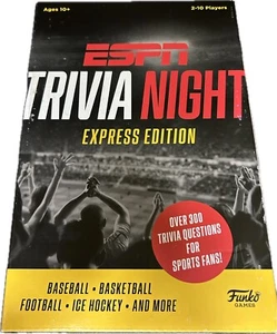 NEW- Funko Games ESPN Trivia Night Express Edition/ For 2-10 Players Christmas - Picture 1 of 9