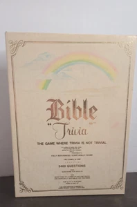 Vintage Cadaco Bibel Quiz Brettspiel 5400 Fragen Kinder Erwachsene 1985 - Bild 1 von 21