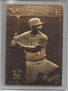 Joe McEwing 2000 Danbury Mint NY Mets NL Champions Sealed 22 kt Gold CD # 11 - Bild 1 von 1
