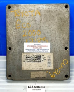 2000 Toyota Echo PCM AT ECM Engine Control Unit ECU 8966152671 OEM 673s3b3b3-QT - Picture 1 of 6