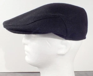 Stetson Black Wool Newsboy Cabbie Hat: Cap Made in USA: XL - Picture 1 of 16