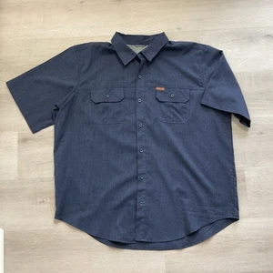 Orvis Herren Outdoor Tech Button Up Hemd Outdoor Wandern Angeln Navy Blau XXL - Bild 1 von 11