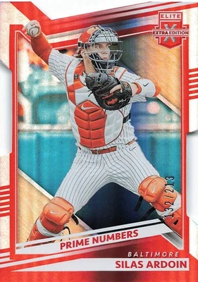 2022 Panini Elite Extra Edition - Silas Ardoin #107 Prime Numbers Red /213 (RC) - Image 1 of 2