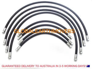 JCB BACKHOE- 3/8 BSP FRONT LOADER ARM HOSE KIT L+R, 8 PCS. (612/00100 612/02400) - Picture 1 of 2