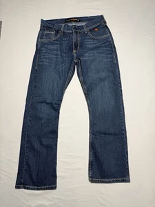Wrangler FR Flame Resistant Jeans Men’s CAT2 2112 Dark Blue Denim 32x30 - Picture 1 of 7