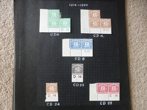 High Cat Postage Due Control Collection 1914-31 - Picture 1 of 8