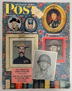 DIE SAMSTAGABENDPOST ZEITSCHRIFT - 16. SEPTEMBER 1944 - TRÄGERREVOLUTION - ROCKWELL - Bild 1 von 4
