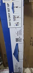Tettoia istantanea EverBilt 10x10 blu - Foto 1 di 2