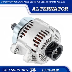 Alternator For Hyundai Azera 2007-2011 Santa Fe 2007-2009, Kia Sorento 2007-2009 - Picture 1 of 11