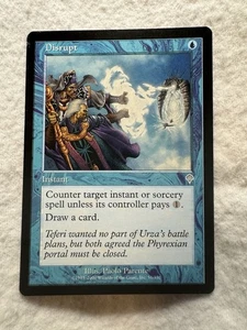 MTG - Disrupt - Invasion - NM - Never Played - Free Shipping! - Picture 1 of 2