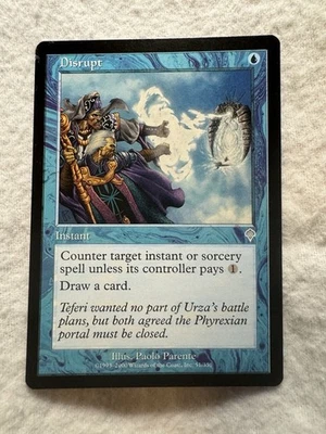 MTG - Disrupt - Invasion - NM - Never Played - Free Shipping! - Image 1 of 2