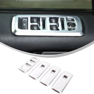 For Land Rover Discovery 4 2010-2016 Silver ABS Window Lift Button Trim - Picture 1 of 12