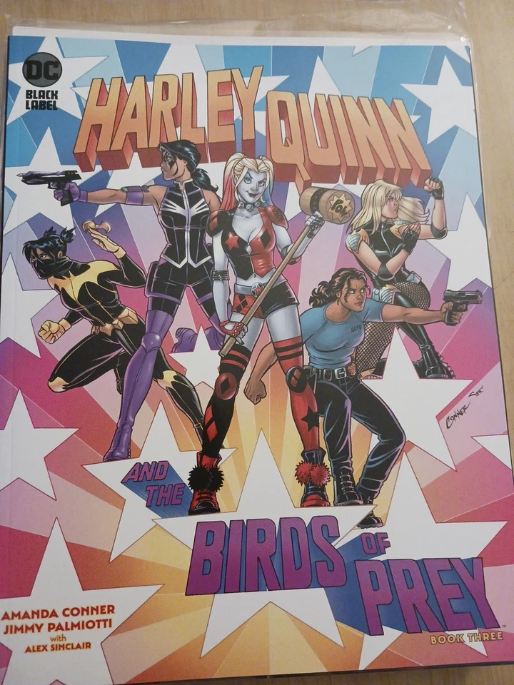 Harley Quinn & Birds of Prey Book 3 DC Black Label Nov. 2020 Conner Palmiotti - Image 1 of 3