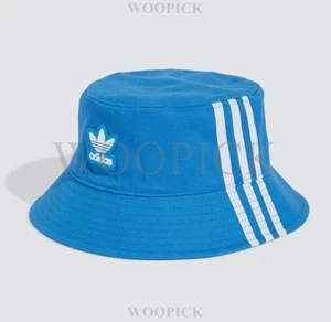 Cappello Adidas Adicolor Classic Stonewashed Bucket nuovo con etichette IS4632 unisex berretto casual blu - Foto 1 di 5