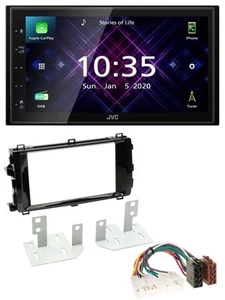 JVC DAB 2DIN MP3 Bluetooth USB Autoradio für Toyota Auris (ab 2013) - Bild 1 von 9