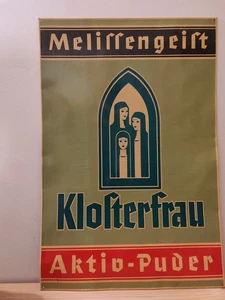 Klosterfrau Melissengeist Blechschild - Bild 1 von 2