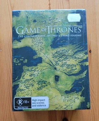 Game of Thrones: Season 1-3 DVD Action & Adventure (2014) Sean Bean New & Sealed - image 1 of 4