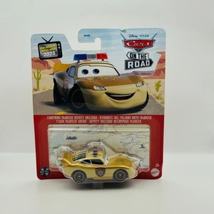 Disney Pixar Cars - DEPUTY HAZZARD LIGHTNING MCQUEEN On The Road - 1:55 Diecast - Bild 1 von 1