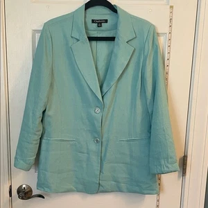 Chadwicks Women's Light Blue Blazer - Picture 1 of 7