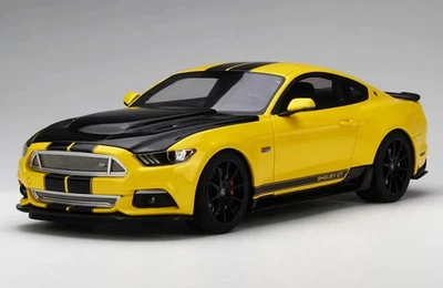 GT SPIRIT 1/18 Ford Mustang Shelby GT jaune (rayures noires) - Photo 1/3