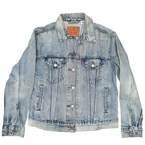Levi Strauss & Co. Denim Jacket Acid Wash Blue Jean Trucker Style Women's S - Picture 1 of 6