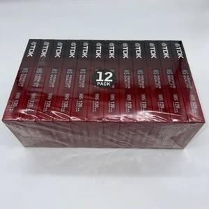 TDK HS Premium Quality VHS T120 6 Hours Blank Videotapes 12 Pack NEW & SEALED - Picture 1 of 4