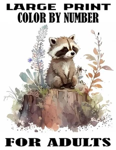 One Brand Ff Large Print Color By Number For Adults (Paperback) - Picture 1 of 2