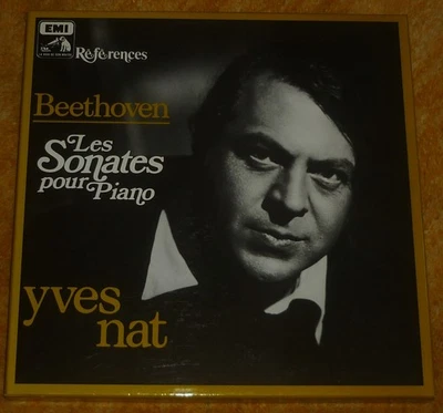 Yves Nat, 11 LP Box, " Beethoven: Les Sonates pour piano " EMI/References NM - Photo 1/4