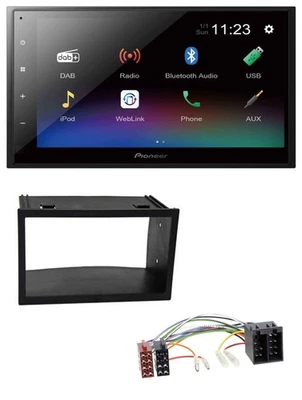 Pioneer USB Bluetooth DAB 2DIN MP3 Autoradio für VW Golf 4 Polo T4 Fox Passat IS - Bild 1 von 4