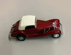 Vintage Yatming Mercedes 540K Cabriolet 1:32 Scale Model Diecast No.8502 red - Picture 1 of 5