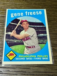 1959 Topps Gene Freese #472 Philadelphia Phillies - sin envío gratuito - Imagen 1 de 2