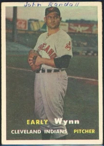 1957 Topps Set Break #40 Early Wynn VG / EX Crease Vintage Genuine - Picture 1 of 2