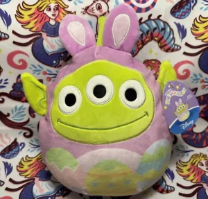 Peluche morbido nuovo con etichette Pixar Squishmallows 10” Toy Story ALIEN 2022 Pasqua - Foto 1 di 6