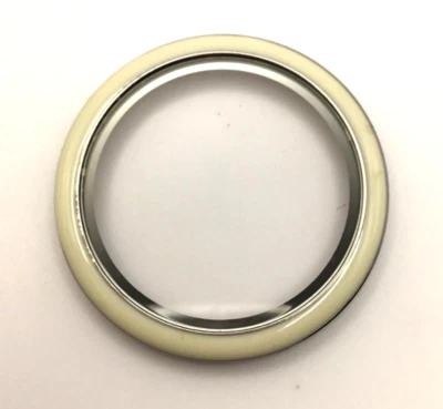 Origami Owl GRANDE Crema Esmalte FIRMA TWIST LIVING MEDALLÓN CARA SOLAMENTE Foto 1 de 4