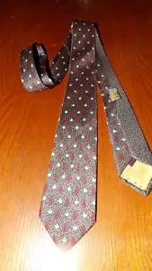 "MADE BY STETSON ALL SILK" Geometic Vintage Tie - Picture 1 of 2