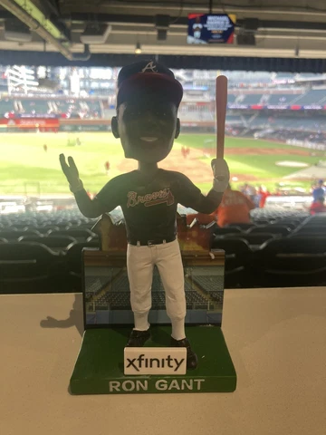 PRESALE - 2023 Atlanta Braves Ron Gant 93 Press Box Fire Bobblehead SGA 7/19/23 Cover
