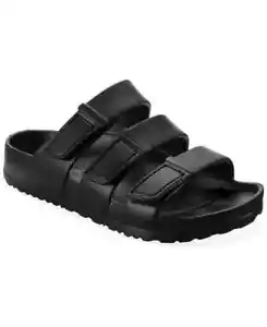 Sun + Stone Bowie Sandals Little Boys 2M Black Open Toe Stay Put Closure - Picture 1 of 24