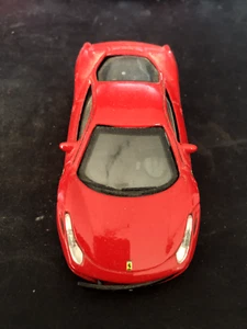 1/43 AUTO COCHE CAR FERRARI 458 Italia ROJO BURAGO - Imagen 1 de 4