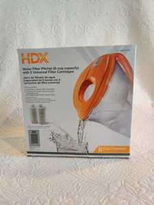 HDX 8 Cup Water Filter Pitcher with 2 Universal Filter Cartridges - Picture 1 of 7