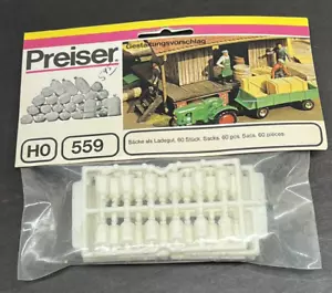 Preiser H0 559 Sacks 60 Pieces Self Paint #1638 Germany - Picture 1 of 3