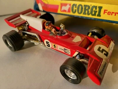Diecast 1960's Corgi Toys 352 FERRARI 312 B2 mint in near mint box conditions. - Immagine 1 di 4
