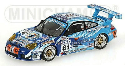 Porsche 911 GT3 RSR 24H Le Mans 2004 Donaldson Fisken Nielsen #81 1:43 Minichamp - Immagine 1 di 2