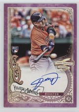2017 Topps Gypsy Queen Purple /150 Yuli Gurriel Yulieski #GQA-YG Rookie Auto RC