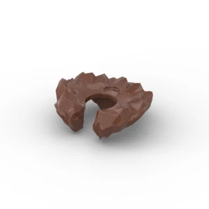 Lego Minifig 1x Kragen Fell Schal Vogelnest neck collar bird nest 26066 braun - Picture 1 of 1
