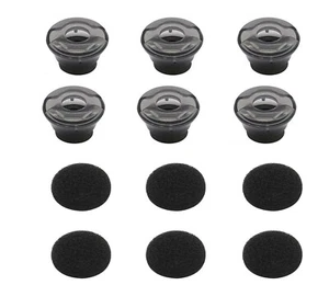 6S Gels Tips w/ Foams for Plantronics Voyager 5200 5220 UC Spare Replacement Kit - Picture 1 of 2