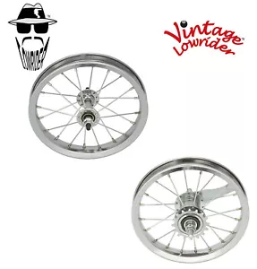 Vintage Lowrider Bicycle Wheel 12 1/2" x2 1/4" 20 Spoke Front Or Rear Wheel Kids - Picture 1 of 4