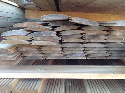 Loglap Tanalised Cladding 22mmx125mm 3.6mtr & 4.8mtr Long Available. - Image 1 of 2