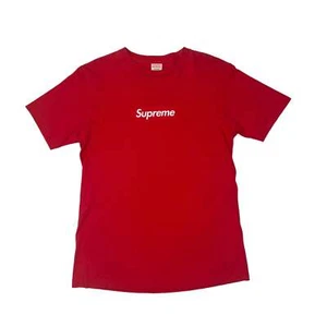 Supreme 2003 Red On Red Box Logo T-shirt - Picture 1 of 4