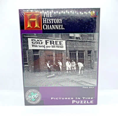 Rompecabezas de 500 piezas de golf gratis The History Channel Pictures In Time 21x15 nuevo Foto 1 de 4